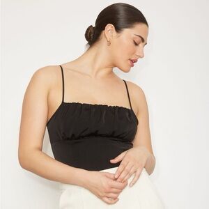 3/$25 🖤 Dynamite Ruched Bustier Cami Top Smocked Back XXS